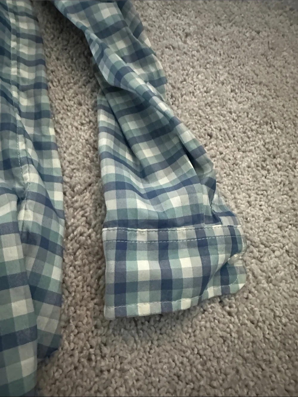 Vineyard Vines Blue & White Plaid Cotton Button-Down